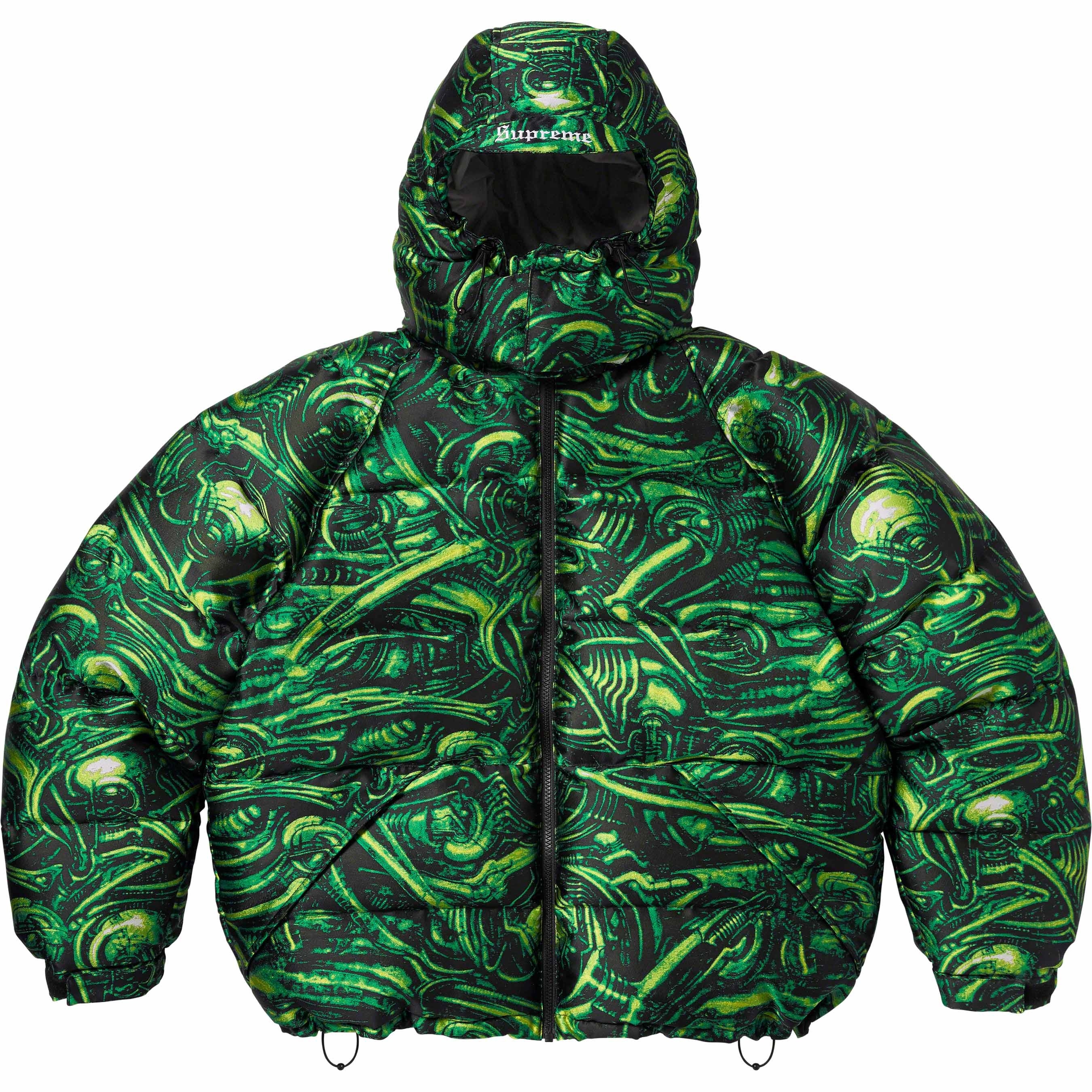 H.R. Giger Jacquard Down Puffer Jacket view 8